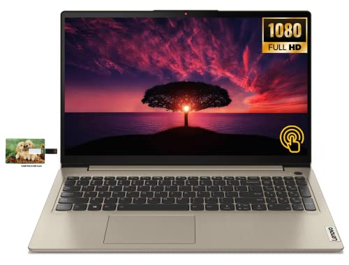 New Lenovo IdeaPad 3i Business Laptop, 15.6″ FHD Touchscreen, Core i3-1115G4, Windows 11 Pro, 12GB RAM 512GB SSD, WIFI, 32GB Tela USB Card