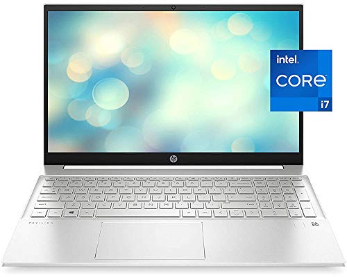 HP Newest Pavilion 15 Laptop, 15.6″ FHD IPS Micro-Edge Display, Intel Core i7-1165G7, Intel Iris Xe Graphics, 16GB RAM, 512GB SSD, Backlit Keyboard, Fingerprint Reader, Win 10 Home