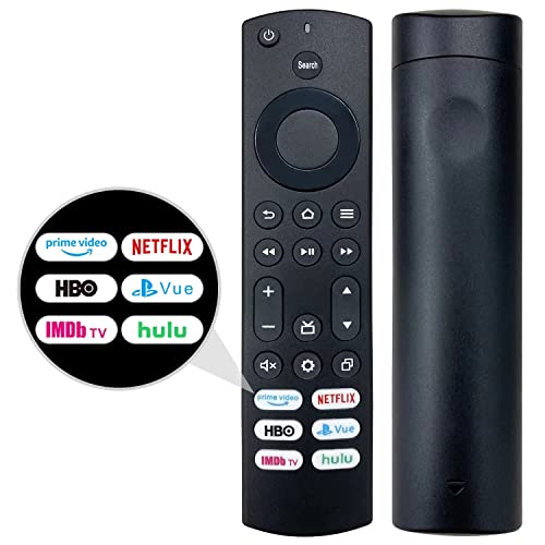 Replacement Remote Control Compatible with All Insignia Fire TV and Toshiba Fire/Smart TVs (No Voice Function)