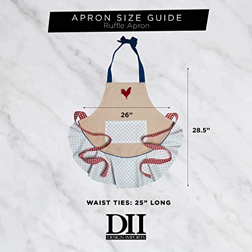 DII Women’s Fall & Thanksgiving Kitchen Apron, Adjustable Long Waist Ties, Pumpkin Spice | The Storepaperoomates Retail Market - Fast Affordable Shopping