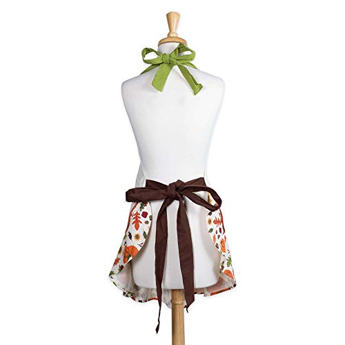 DII Women’s Fall & Thanksgiving Kitchen Apron, Adjustable Long Waist Ties, Pumpkin Spice | The Storepaperoomates Retail Market - Fast Affordable Shopping