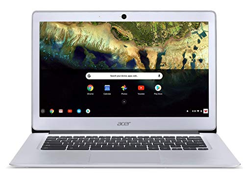 Acer Chromebook 14 CB3-431-C99D, Intel Celeron N3060, 14″ HD Display, 4GB LPDDR3, 16GB eMMC, Metal Chassis, Sparkly Silver, Google Chrome, 14-14.99 inches