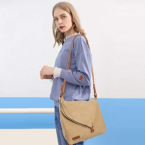 Tom Clovers Crossbody Bags for Women Canvas Crossbody Messenger Tote Weekender Fashion Bag | The Storepaperoomates Retail Market - Fast Affordable Shopping