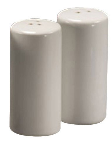 American Metalcraft Round Ceramic Salt & Pepper Shakers (Set of 2)