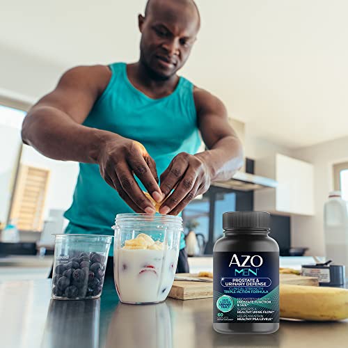 AZO Men Prostate and Urinary Defense, Clinical Strength Prostate Supplement for Men, Promotes Healthy Prostate Function and Size*, Supports Healthy Urine Flow*, 60 Count | The Storepaperoomates Retail Market - Fast Affordable Shopping
