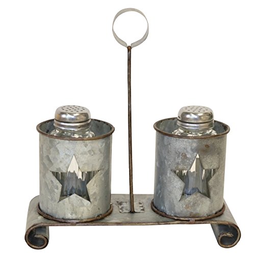LL Home Metal Star S/P On Stand Salt and Pepper Shaker