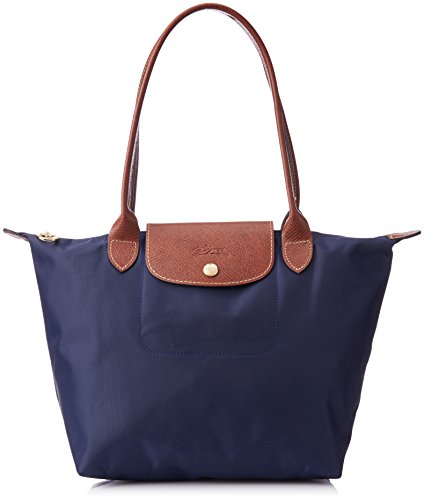 Longchamp Le Pliage Tote Shoulder Bag, Navy Blue, Medium
