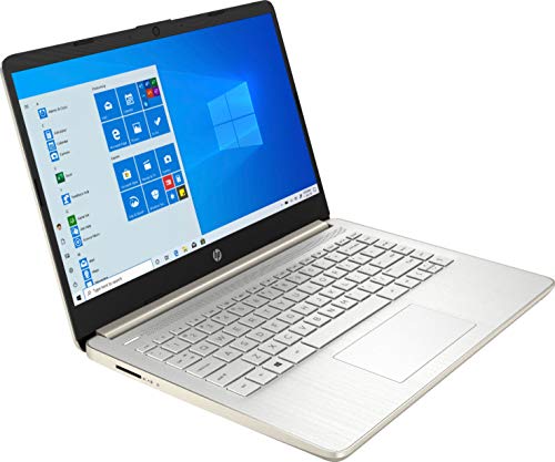 HP 14-Inch HD Display Intel Celeron 4GB RAM 64GB eMMC Win 10 Laptop (Pale Gold)