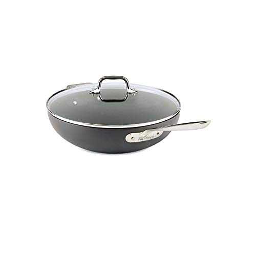 All-Clad Hard Anodized Nonstick Chefs Fry Pan 12-Inch, Black