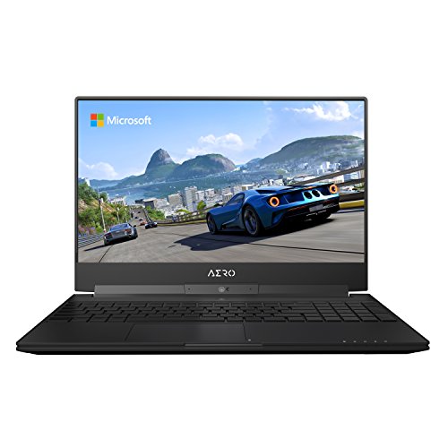 GIGABYTE Aero 15W v8-BK4 15″ Ultra Slim Gaming Laptop 144Hz FHD X-Rite i7-8750H, GeForce GTX 1060, 16G RAM, 512GB SSD, Metal Chassis, RGB Keyboard