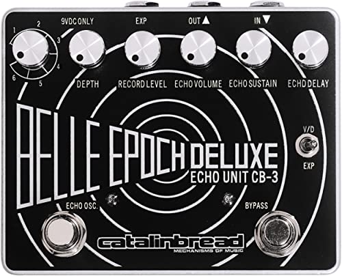 Catalinbread Belle Epoch Deluxe Pedal Black and Silver, (853710004758)