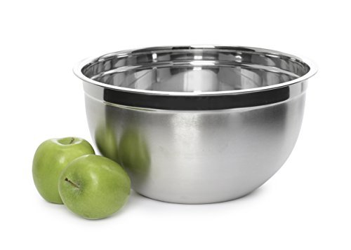 Deep Professional Quality Stainless Steel Mixing Bowl For Serving, Mixing Cooking and or Baking-6.5 Quart, 1172