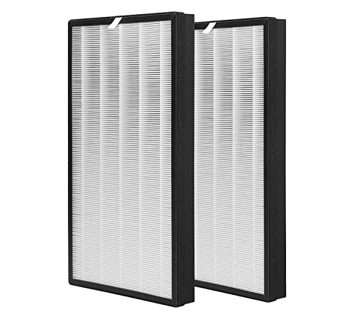FCFMY Replacement Filter For HSP003 Dual Filtration HEPA ,2-in-1 Filter Includes H13 True HEPA & Activated Carbon Filter ,Pack-of-2