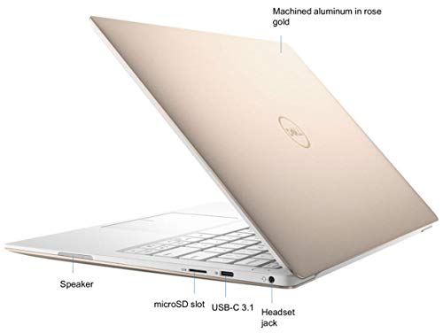 2018 Dell XPS 9370 Laptop, 13.3in FHD InfinityEdge Display, 8th Gen Intel Core i7-8550U, 8GB RAM, 256 GB SSD, Fingerprint Reader, Windows 10, Rose Gold (Renewed) | The Storepaperoomates Retail Market - Fast Affordable Shopping