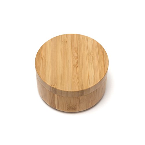 Lipper International 8839 Bamboo Wood Divided Spice Box with Swivel Cover, 4.75″ Diameter x 2.75″ Height | The Storepaperoomates Retail Market - Fast Affordable Shopping
