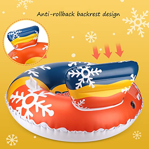 HWTOP Snow Tube – 35″ Inflatable Ski – Snow Tube Made of 0.5mm Padded Material – Recreational Winter Inflatable Snow Tube with Repair Kit | The Storepaperoomates Retail Market - Fast Affordable Shopping