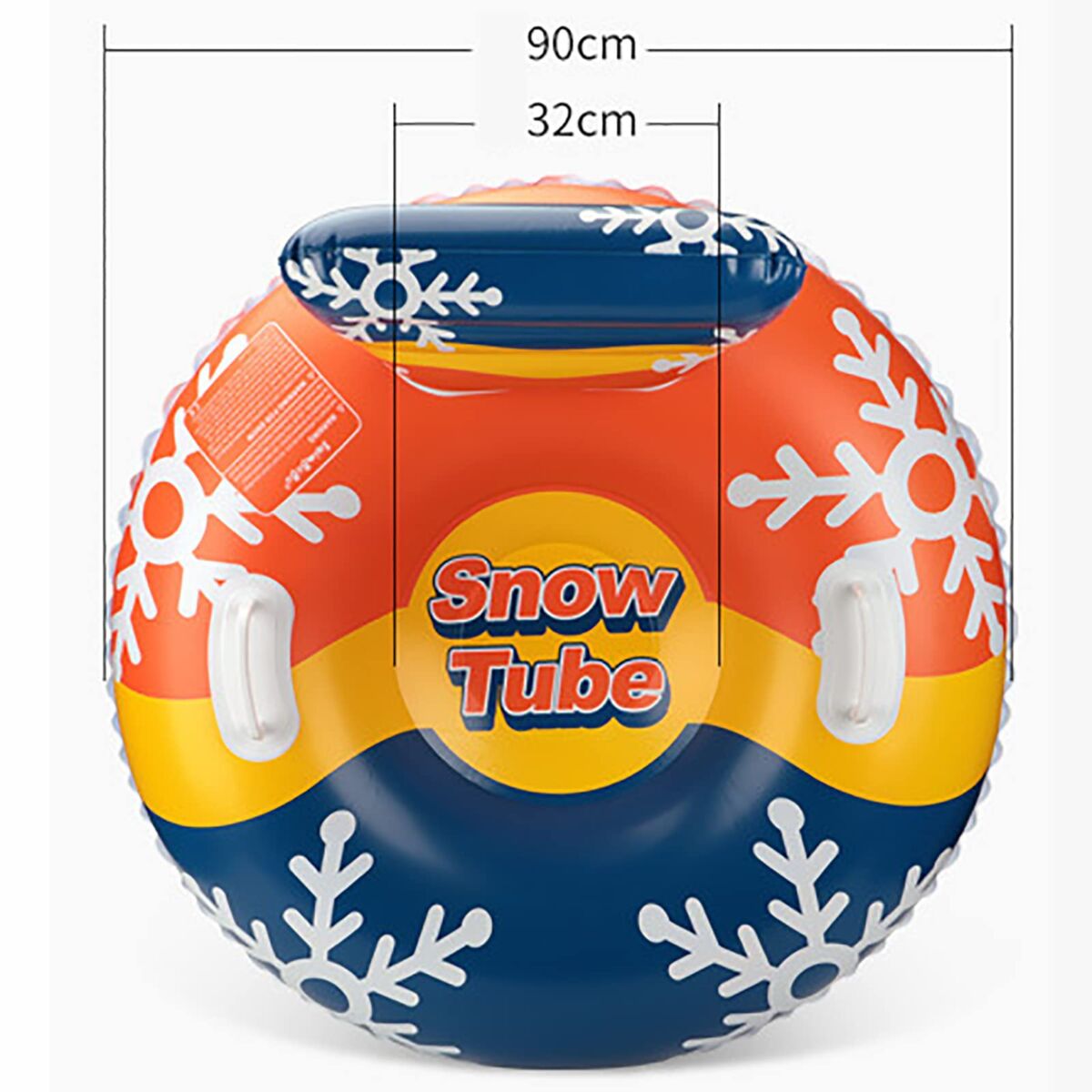 HWTOP Snow Tubes for Kids and Adults Inflatable Sleds, Snow Tubes with Strong Handles, Abrasion Resistant Materials and Thickened Anti-Freeze | The Storepaperoomates Retail Market - Fast Affordable Shopping