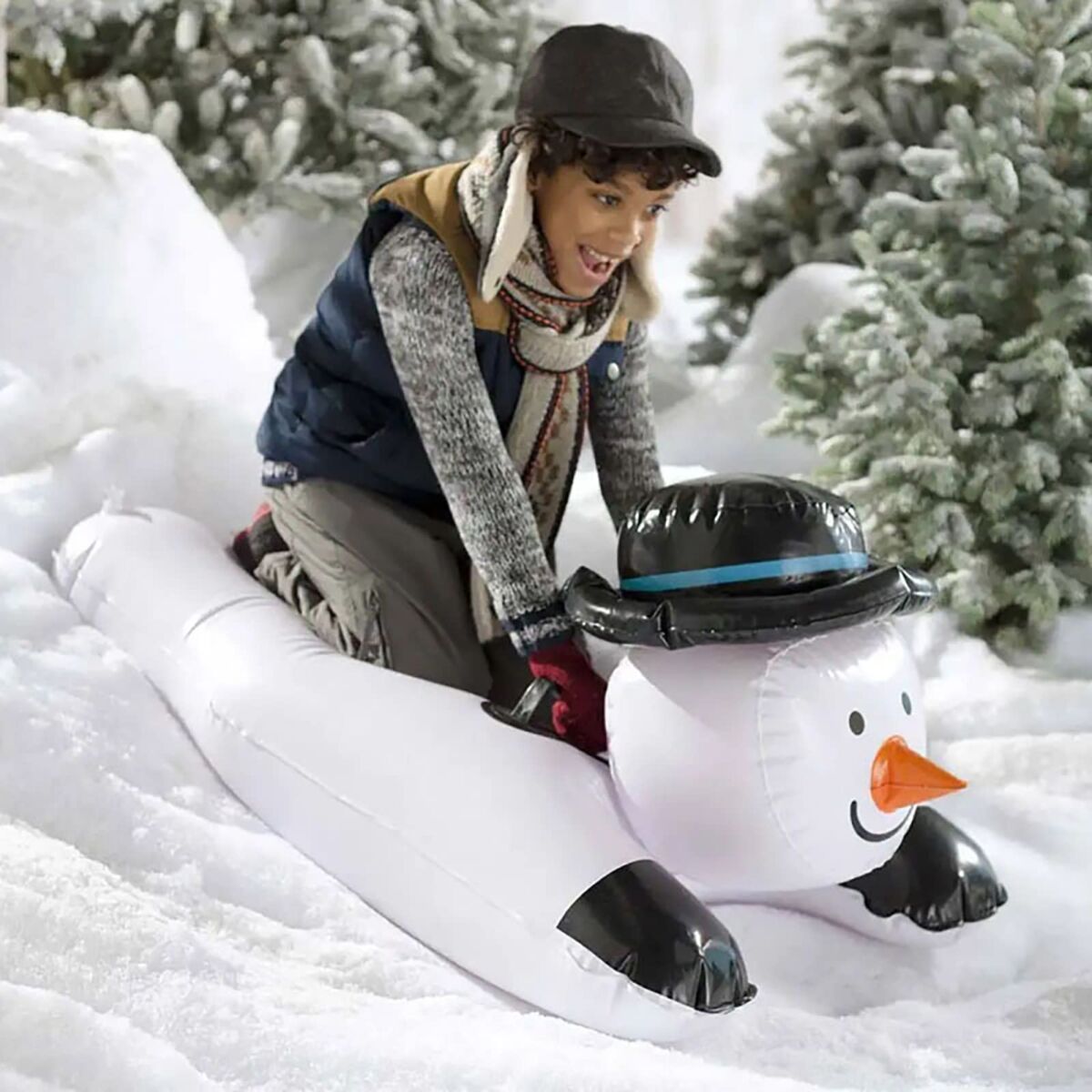 HWTOP Snow Tube – 42″ Inflatable Lightweight Sled PVC Material, Cold and Wear Resistant, Great for Kids and Adults, Great for Winter Fun | The Storepaperoomates Retail Market - Fast Affordable Shopping