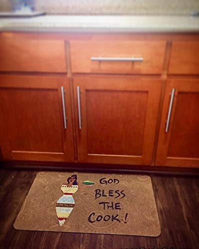 Shades of Color God Bless The Cook, Floor Mat (IFM108) | The Storepaperoomates Retail Market - Fast Affordable Shopping