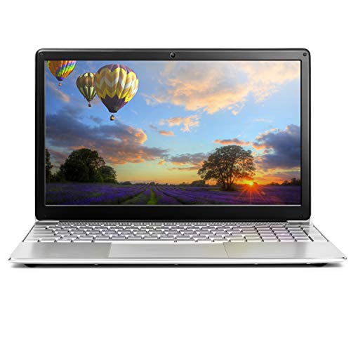 BROAGE 15.6″ FHD Laptop Computer, Intel Quad-Core i5-8250U up to 3.4GHz, 8GB RAM, 512GB SSD, 5G WiFi, RJ45 Ethernet, HDMI, USB 3.0, HDMI, Webcam, Backlit Keyboard, Silver, Windows 10 Home, Remote Work