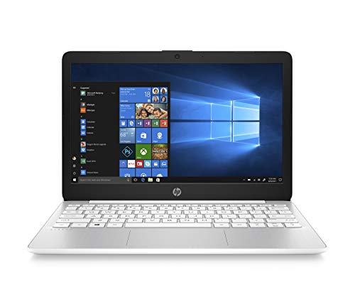 HP Stream 11-Inch Laptop, Intel X5-E8000 Processor, 4 GB RAM, 32 GB eMMC, Windows 10 Home in S Mode with Office 365 Personal and 1 TB Onedrive Storage for One Year (11-ak1020nr, Diamond White)