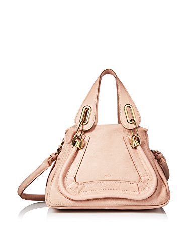 Chloé Women’s Paraty Small Double Carry Bag, Anemone Pink