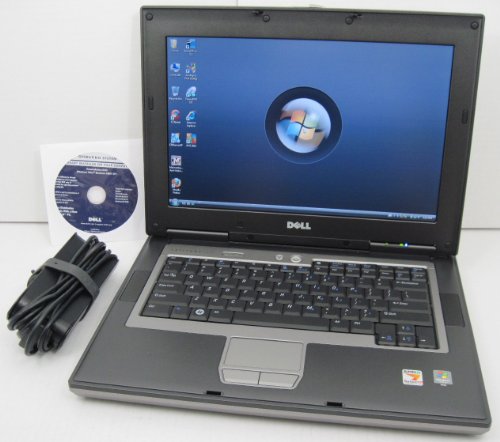 DELL Latitude D531 Laptop with 1.8GHz Dual Core CPU, 2GB RAM, 80GB Hard Drive, DVD/CDRW Optical Drive, Built-In Wifi, and Windows Vista Business