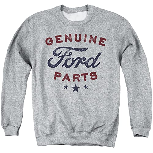 PopFunk Classic Ford Genuine Parts Unisex Adult Crewneck Sweatshirt ,Athletic Heather, X-Large