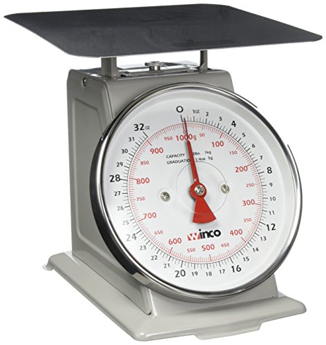 Winco SCAL-62 2-Pound/1kg Scale with 6.5-Inch Dial