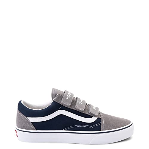 Unisex Old Skool Classic V Off The Wall Skate Shoe Sneakers (7753 Frost Gray/Dress Blues Mens 6)
