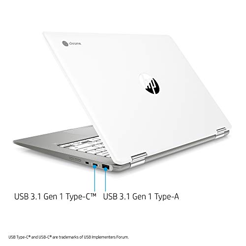 HP X360 14 Chromebook Laptop Computer 14″ HD SVA Touch Display Intel Pentium Dual-Core N5000 Processor 4GB DDR4 128GB eMMC WiFi Webcam Chrome OS Google Classroom Compatible w/ 32GB SD Card | The Storepaperoomates Retail Market - Fast Affordable Shopping