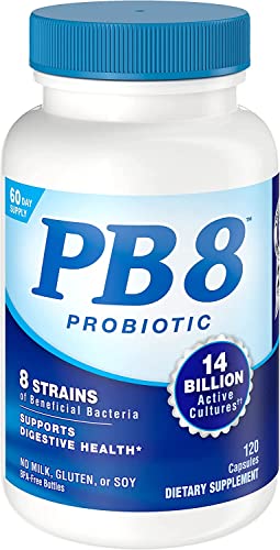 Nutrition Now – Pb 8 Probiotic Acidophilus – 120 Count, Pack of 3