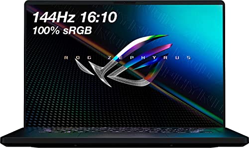 2021 ASUS Zephyrus M16 WQXGA 144Hz Gaming Laptop, 16” 1920×1200, 11th Tiger Lake Core i7-11800H 8-Core,16-Thread, GeForce RTX 3050 Ti, WiFi 6, RGB Backlit KB, Webcam, Win 10 (40GB RAM|1TB PCIe SSD)