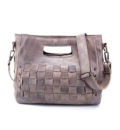 Bed|Stu Women’s Orchid Leather Bag (Light Grey Driftwood)
