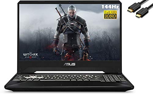 ASUS TUF FX505GT-AB73 15.6″ FHD (Intel Core i7-9750H, GeForce GTX 1650, 16GB DDR4, 512GB PCIe SSD), 1080p 144Hz IPS Gaming Laptop, Backlit, Wi-Fi, Windows 10 Home, IST Computers HDMI Cable