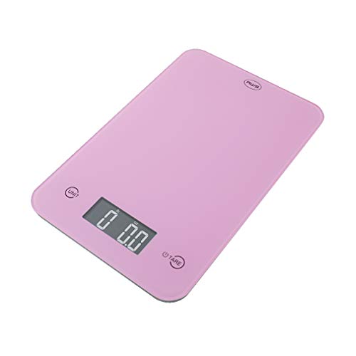American Weigh Scale Onyx Series Digital Multifunction Kitchen Weight Scale, Pink, 11lbs x 0.1oz (ONYX-5K-PK)
