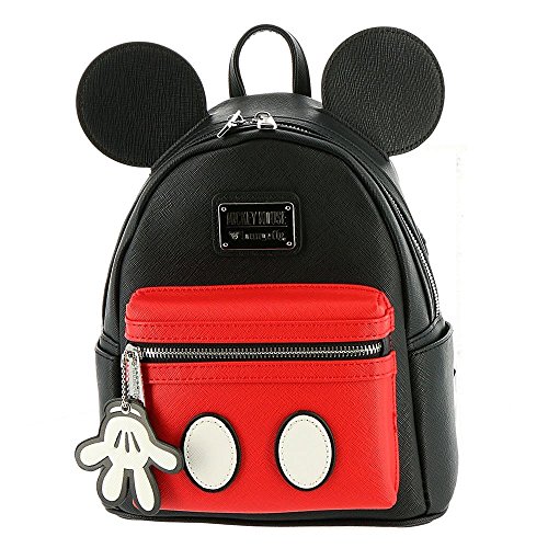 Loungefly x Mickey Suit Mini Saffiano Faux Leather Backpack