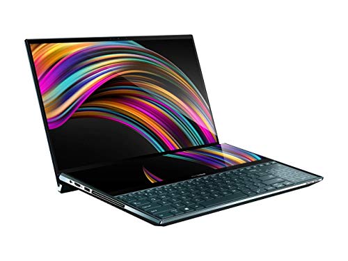 ASUS ZenBook Pro Duo UX581GV Gaming & Business Laptop (Intel i7-9750H 6-Core, 16GB RAM, 4TB PCIe SSD, RTX 2060, 15.6″ Touch 4K Ultra HD (3840×2160), WiFi, Bluetooth, Win 10 Pro) (Renewed)