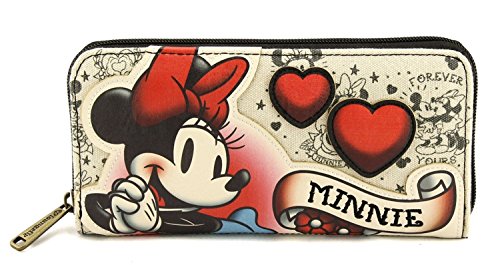 Loungefly Disney Minnie Mouse Tattoo Print Wallet