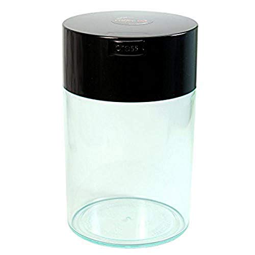Tightpac America, Inc. CFV2-CBK airtight Coffee Container, 1.85-Liter/1 Pound, Clear