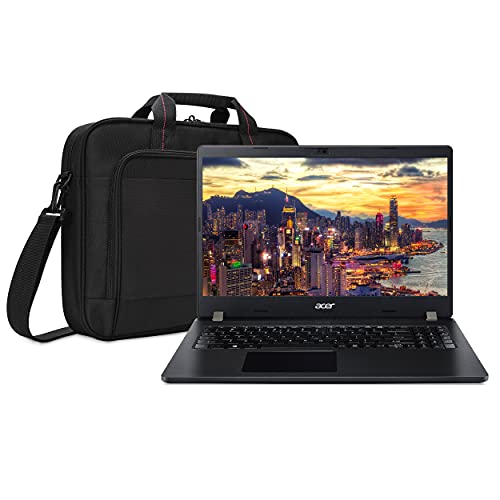 Acer TravelMate P2 P215-53 TMP215-53-53N6 15.6″ Notebook Bundle with Intel i5-1135G7 2.4 GHz CPU, 8GB DDR4, 256GB SSD, Iris Xe Graphics, Webcam, Stereo Speakers, Microphone, Windows 10 Pro, Laptop Bag
