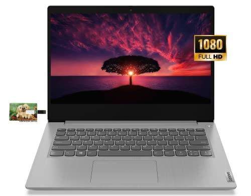 Lenovo New IdeaPad 3i Business Laptop, 14″ FHD Display, Intel Core i5-10210U, Windows 10 Pro, 8GB RAM 256GB SSD, WiFi, Webcam, Bluetooth, HDMI, 32GB Durlyfish USB Card