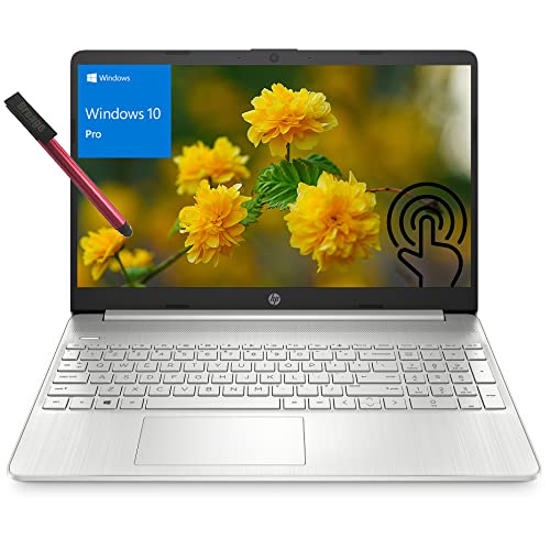 HP 15 15.6″ FHD Touchscreen Windows 10 Pro Business Laptop Computer, Quad-Core i7-1165G7 up to 4.7GHz, 12GB DDR4 RAM, 512GB PCIe SSD, 802.11AC WiFi, Bluetooth 4.2, Type-C, Broage 64GB Flash Stylus