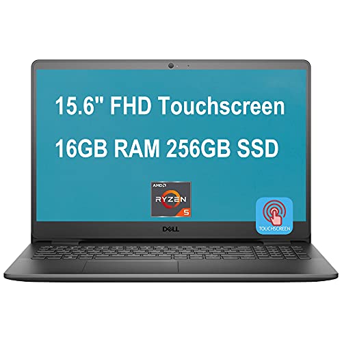 Dell Flagship Inspiron 15 3000 3505 Laptop 15.6″ FHD Touchscreen AMD Quad-Core Ryzen 5 3450U (Beats i7-8500Y) 16GB RAM 256GB SSD AMD Radeon Vega 8 Graphics HD Webcam Win10 Black