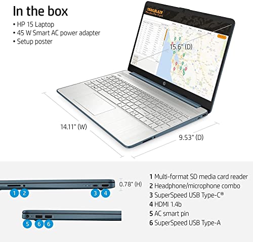 Newest HP 15.6″ Full HD Laptop Computer for School or Home, AMD 6-Core Ryzen 5 5500U, 32GB Memory 1TB SSD, HDMI, HP Fast Charge, Windows 11 Home, Bundle with TSBEAU 4-Port USB Hub + USB LED Light | The Storepaperoomates Retail Market - Fast Affordable Shopping