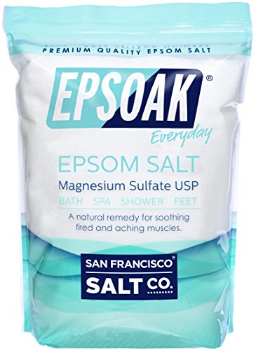 Epsoak Epsom Salt – 10 lb. Bulk Bag Magnesium Sulfate USP