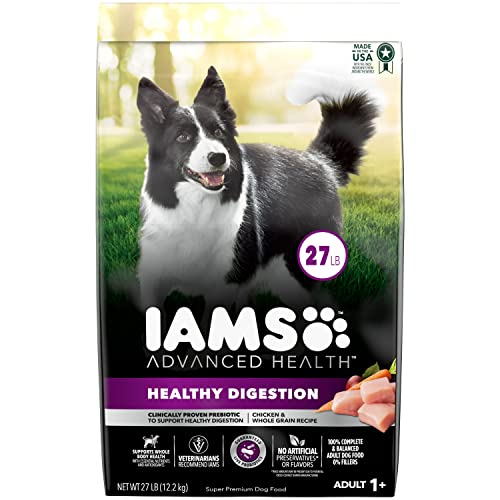 Iams Advanced Health Adult Healthy Digestion Dry Dog Food with Real Chicken, 27 lb. Bag