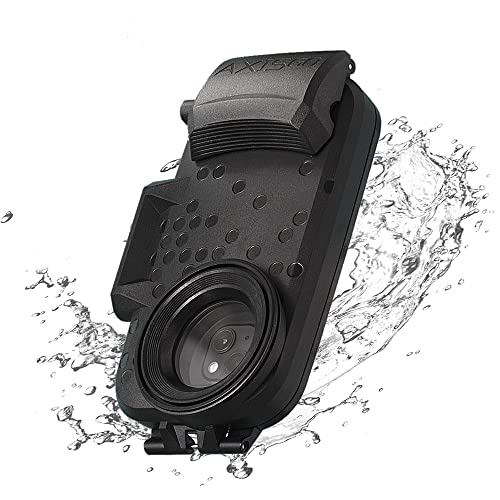 AquaTech AxisGO iPhone 14/13 Waterproof Phone Housing for Underwater Action Photography Snorkeling Surfing Travel Case – Deep Black
