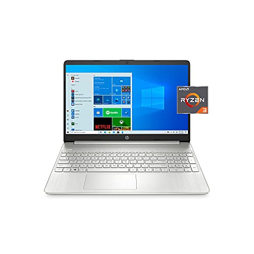 HP 2022 HP Business High Performance Laptop – 15.6In FHD – 45% NTSC – AMD Ryzen 3 3250U Dual-Core HD Webcam -Bluethooth – w/ 32GB USB Drive, 15-EF1300WM, Silver, 16GB | 512GB | Win10 Pro