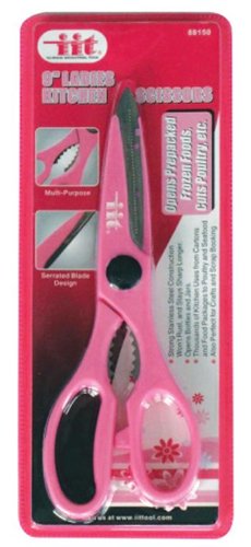 IIT 88150 Ladies Pink 9-Inch Kitchen Scissors